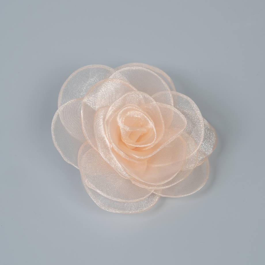 Organza Blomster broche I Pudder fra le mosch