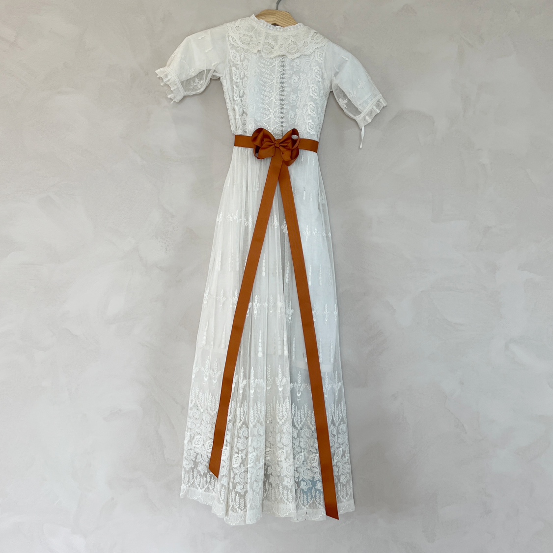 dåbsbånd til dåbskjole i KOBBER fra LEHOF og le mosch