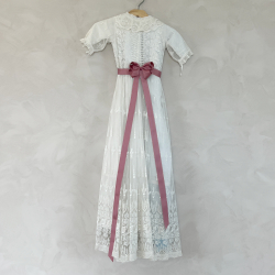 dåbsbånd til dåbskjole i MAUVE fra LEHOF og le mosch