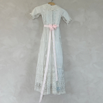 dåbsbånd til dåbskjole i LYS ROSA fra LEHOF og le mosch