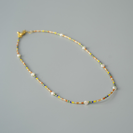 Maya halskæde med perler