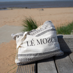 LE MOSCH logo taske i Sort Grafisk