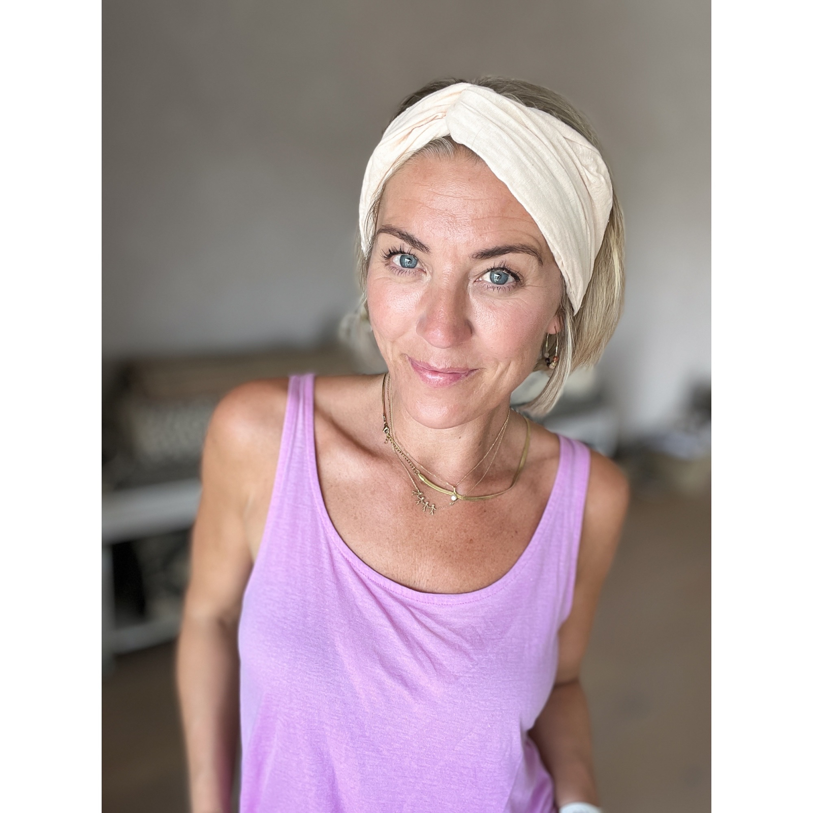 Loreen hårbånd i Beige fra le mosch