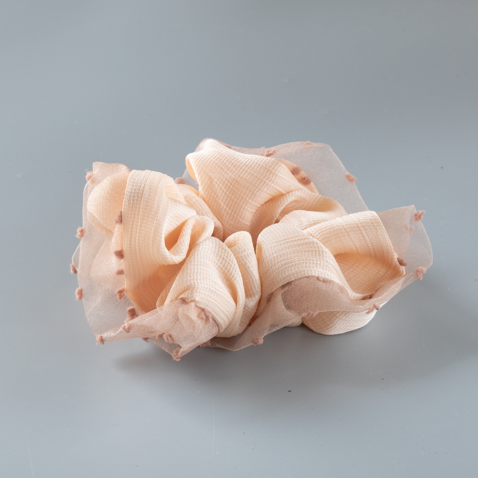 Andrea Scrunchie i Peach fra le mosch