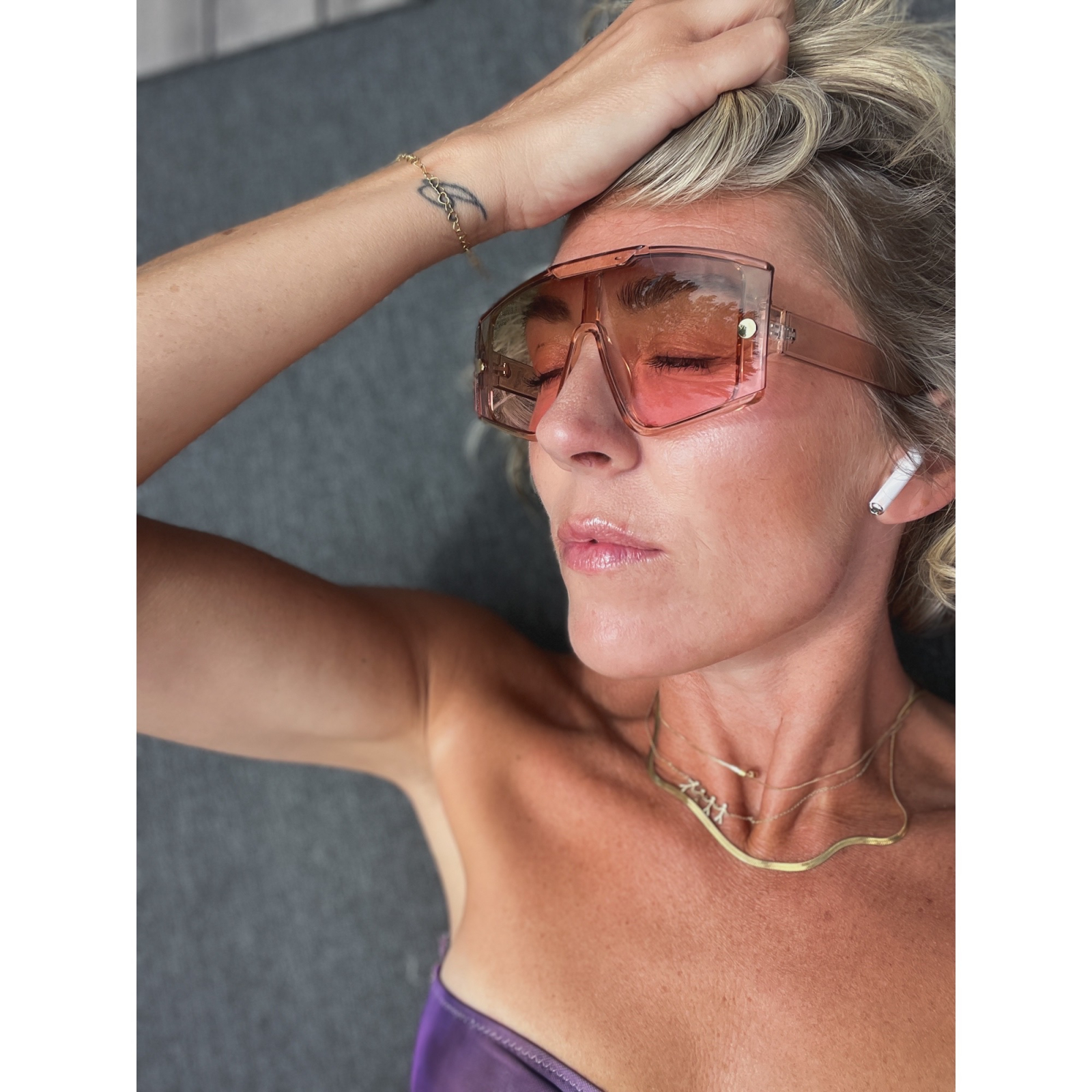 Amelia solbriller i Nude fra le mosch