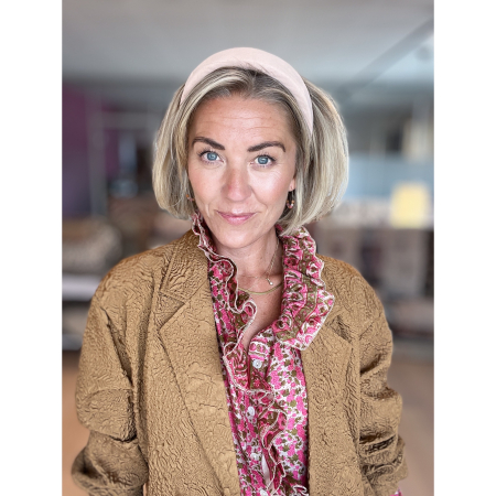 Summer hårbøjle i Creme fra le mosch