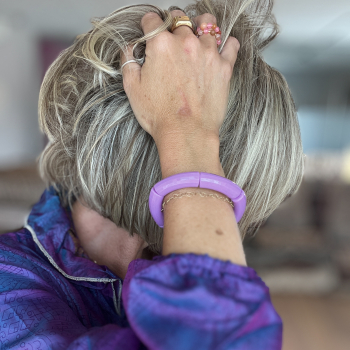 Margrethe armbånd i Lilla 10mm fra le mosch