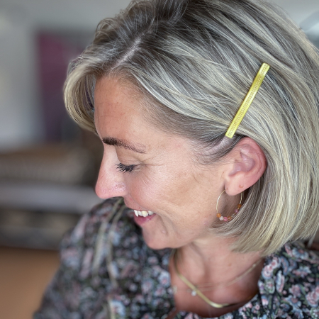 Nitte Ruth Hårnål i Karry gul fra le mosch