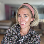 Nellie Phi hårbøjle i Blush fra le mosch