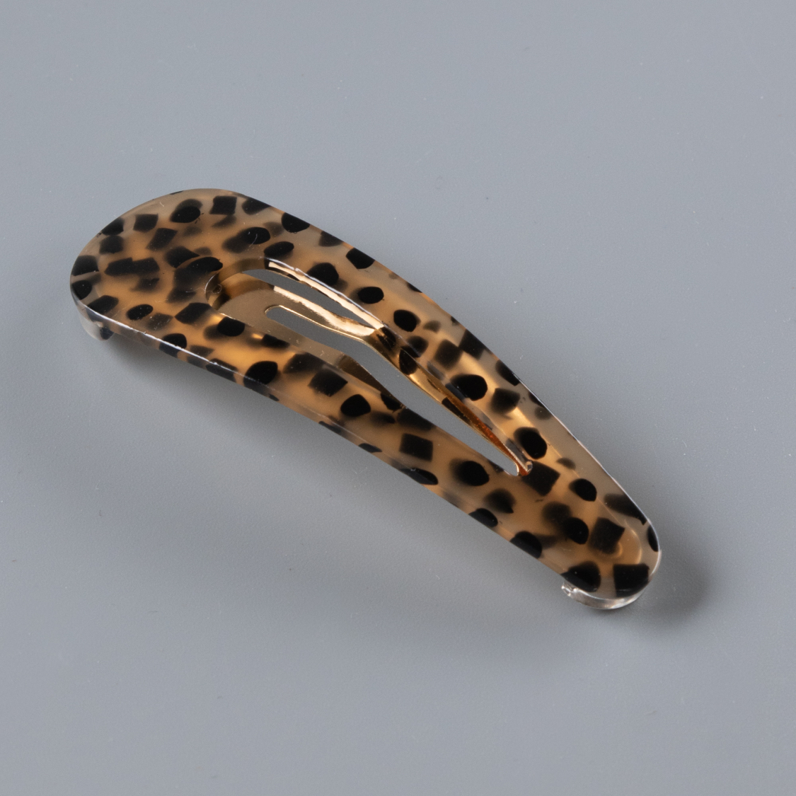 Nina Click Hårspænde 8 cm i Leo fra le mosch