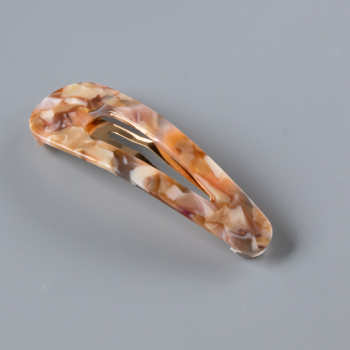 Nina Click Hårspænde 8 cm i Confetti Peach fra le mosch Nina Click Hårspænde 8 cm i Confetti Peach fra le mosch