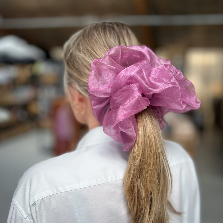 Organza Giga Scrunchie i Lilla fra le mosch