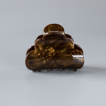 Mini Heaven hårklemme i Pearl Brun