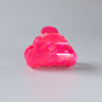 Mini Heaven hårklemme i Harlequin Fuchsia pink