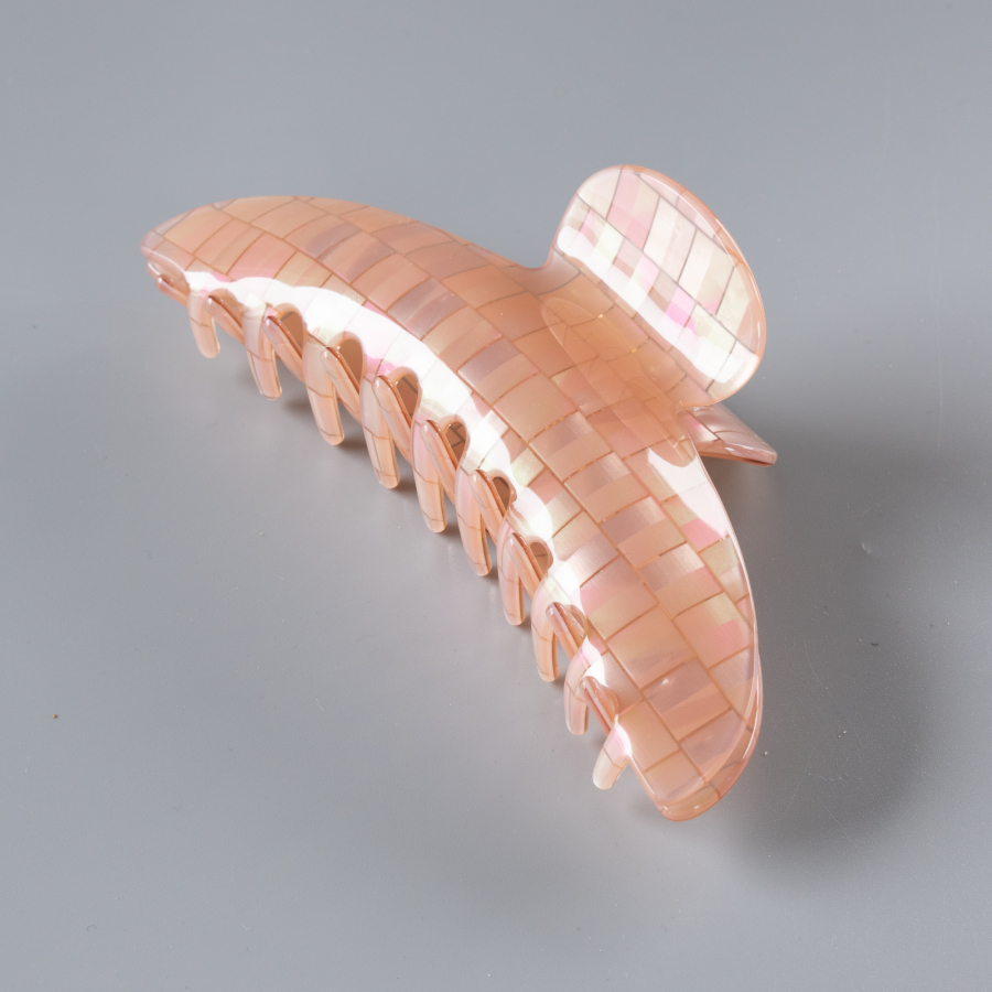 Giga Cloud hårklemme i Harlequin Rosa fra le mosch