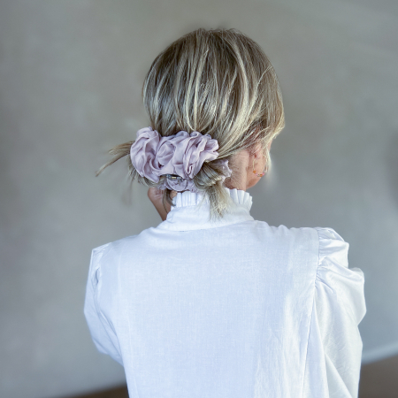 Hårklemme med Rose i Pudder fra le mosch