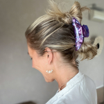 Cloud hårklemme i Pearl Mørk Lilla fra le mosch