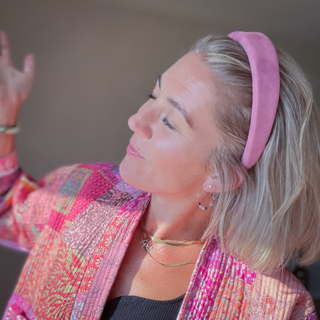 Summer hårbøjle i Violet fra le mosch