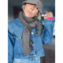 Kelly Tørklæde i Grå fra le mosch