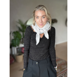 Kelly Tørklæde i Lys grå fra le mosch