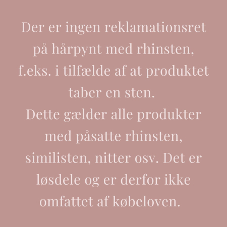 Simi hårbøjle med rhinsten i CHECK MULTI fra le mosch
