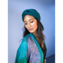 Sully Tørklæde i Petrol #74fra le mosch Sully Tørklæde i Petrol #74fra le mosch