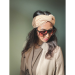 Sully Tørklæde i Beige fra le mosch