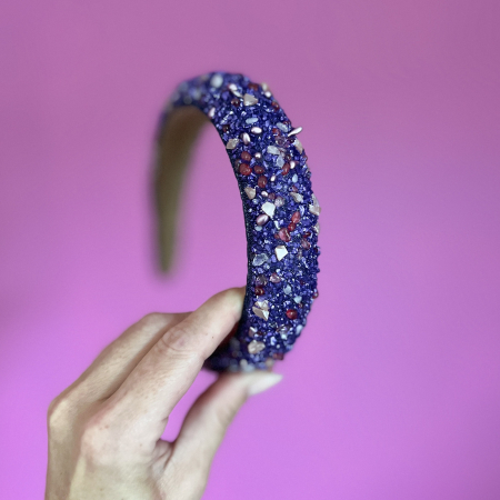 Too Much hårbøjle - Carmen i lilla fra le mosch