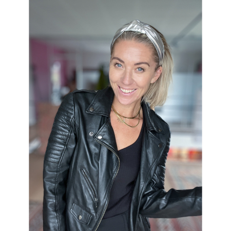 Nadia hårbøjle i Sølv Look fra le mosch