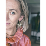 Rio Round øreringe i mint fra le mosch