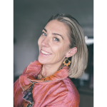 Rio Round øreringe i orange fra le mosch