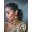 Rio Round øreringe i orange fra le mosch