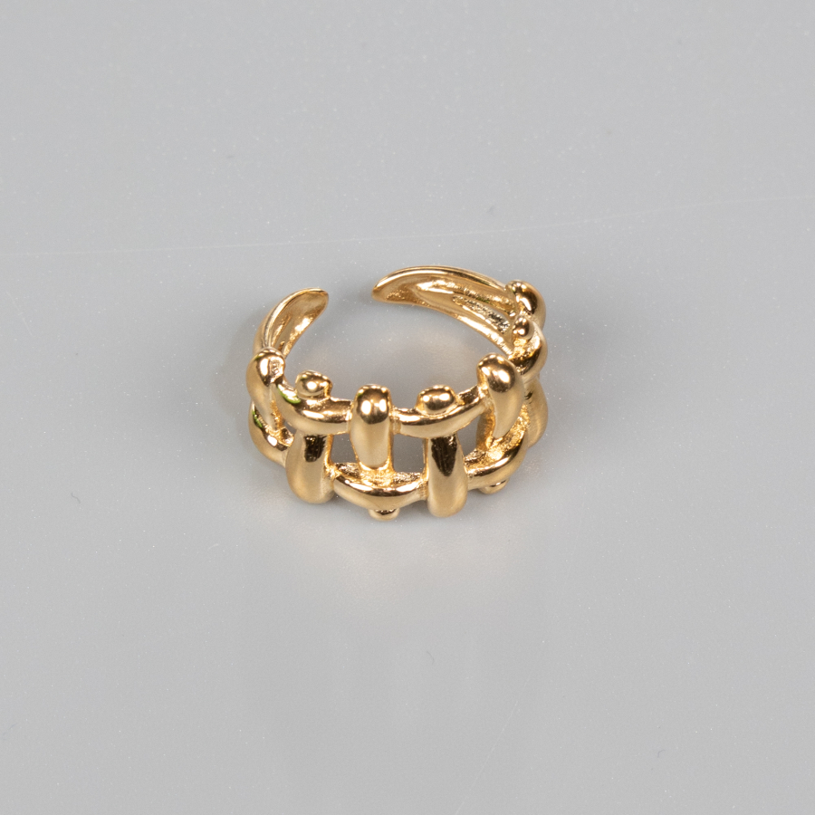 Vane ring - forgyldt fra LÉ MOSCH, forgyldt ring, 