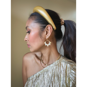 Rio Round øreringe i mint fra le mosch