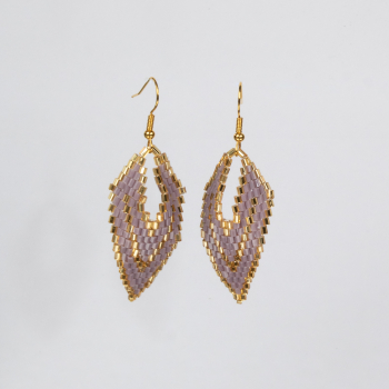 Rio Corto øreringe i lilla fra LÉ MOSCH,