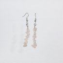 Lucky øreringe - rosakvarts fra le mosch Lucky øreringe - rosakvarts fra le mosch