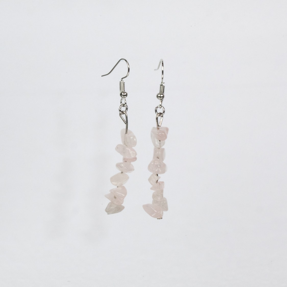 Lucky øreringe - rosakvarts fra le mosch