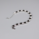 Lys armbånd - forsølvet med hjerter fra le mosch og adhd søstre