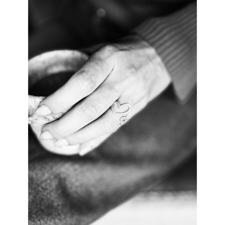 Vise hjertering i forgyldt fra le mosch