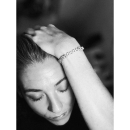 Liv armbånd - forsølvet med hjerter fra le mosch Liv armbånd - forsølvet med hjerter fra le mosch