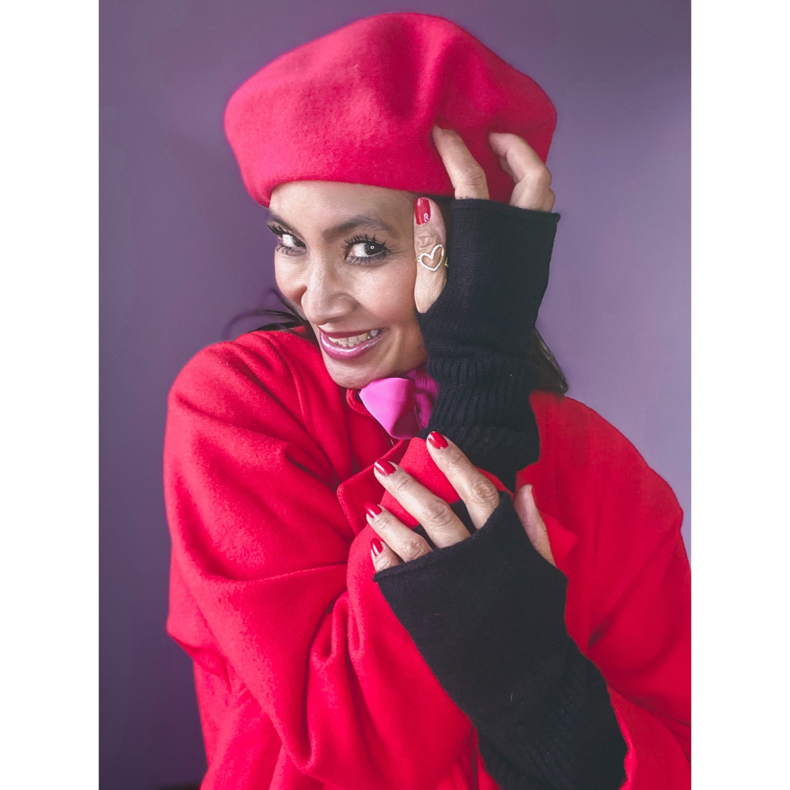 Hollie håndledsvarmere i Sort fra le mosch