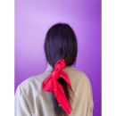 Selma plisseret tørklæde i rød fra le mosch