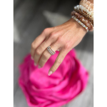 Vilje ring i rillet forsølvet fra le mosch og adhd søstre