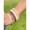 Sariel armbånd Champagne tigerøje 10mm fra le mosch Sariel armbånd Champagne tigerøje 10mm fra le mosch