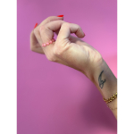 Ariel ring - Pink Jade fra le mosch