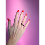 Ariel ring i Sort Obsedian fra le mosch