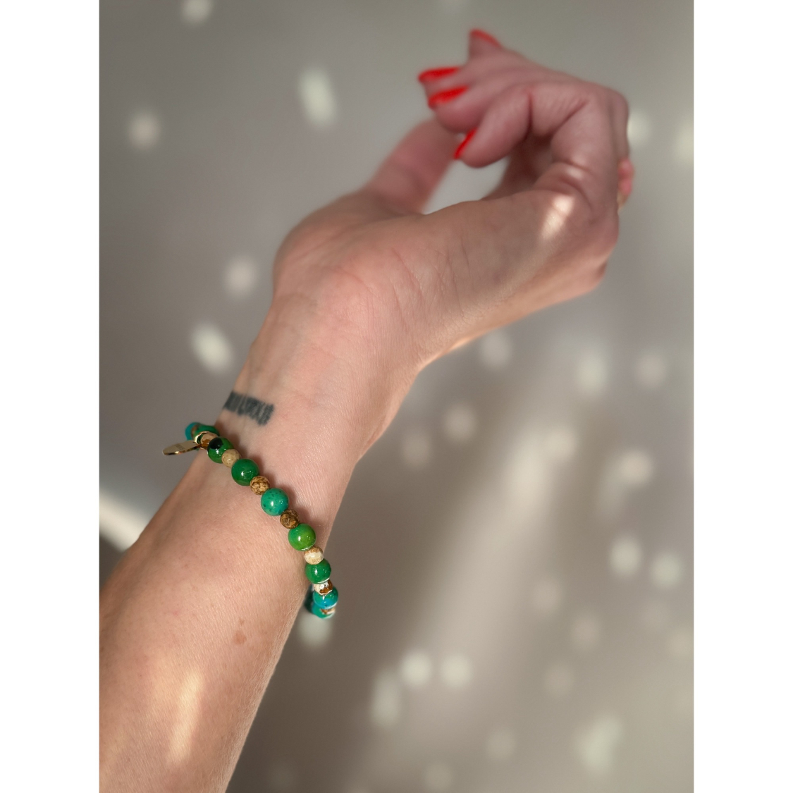 Haniel MIX armbånd i Jaspis Multi fra le mosch