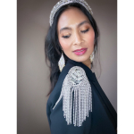 Epaulet - skulderdekoration i sølv fra le mosch