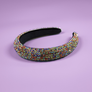 Too Much glimmer party hårbøjle - Colorful fra le mosch