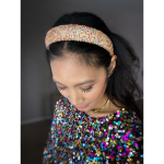 Crystal hårbøjle med similisten i multi fra le mosch